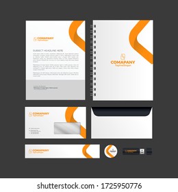 Brand Identity Design, Stationary Design Template