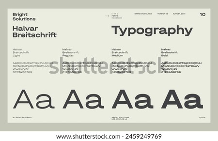 Brand identity guideline template to create visual identity of your company.