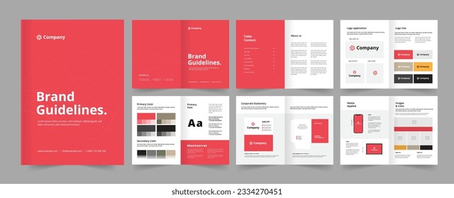 Brand Identity guidelines and A4 brand guideline 