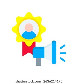 Brand Identity Icon Flat Vector Illustration
