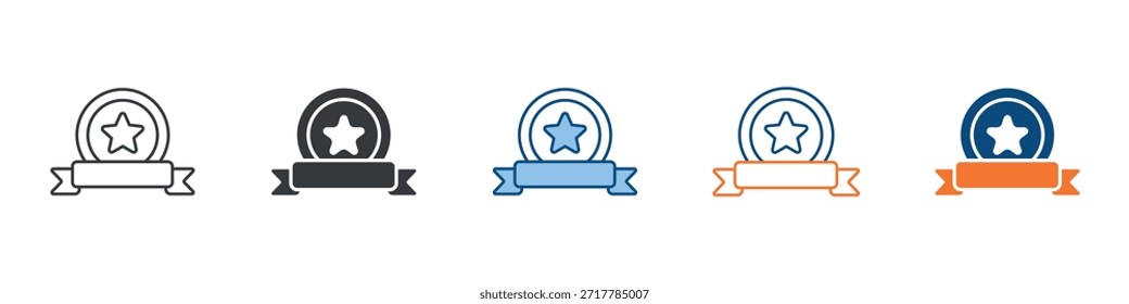 Conjunto de iconos de identidad de marca Colección de estilo múltiple
