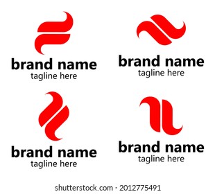 EL CONCEPTO DE LOGO DE IDENTIDAD DE MARCA ESTÁ AISLADO EN EL FONDO BLANCO