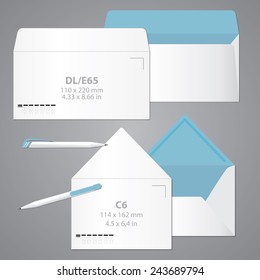 Brand Identity Template. Envelopes.