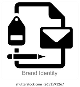 Brand Identity vector icon concept design