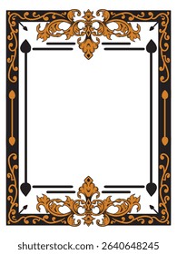 Brand Identity Vine Sophisticated Ornamental Frame Decorative Vector