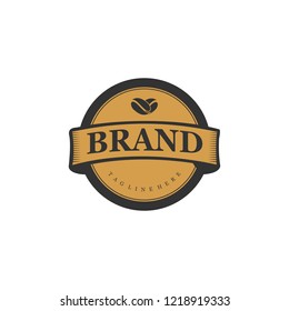 Brand Label Stamp Coffee Creative Industrial Logo