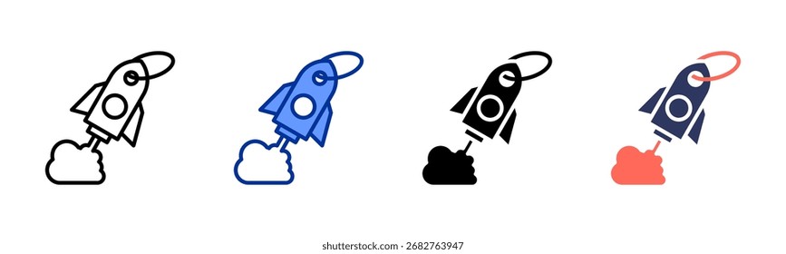 Brand Launch icon sheet multiple style collection