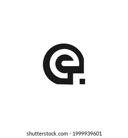 brand letter e symbol vector logo