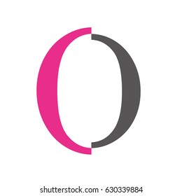 Brand letter O vector