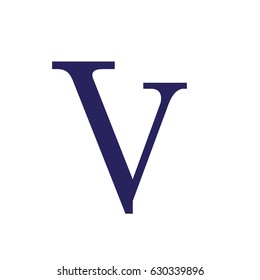 Brand letter V vector