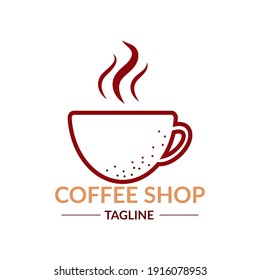 Brand Logo for a coffee shop vecrtor design coffee logo abstract