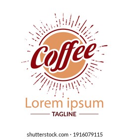 Brand Logo for a coffee shop vecrtor design coffee logo abstract