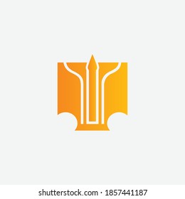 Brand logo design for company creative vector icon Template