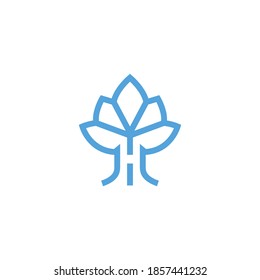 Brand logo design for company creative vector icon Template