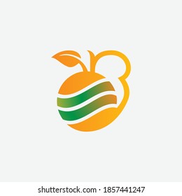 Brand logo design for company creative vector icon Template