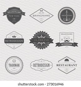 Brand and logo design, old tavern badge