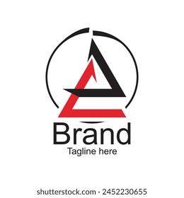 Diseño de logotipo de la marca concepto simple Vector Premium