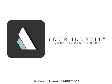 Brand Logo Design of simple shapes with creative concept