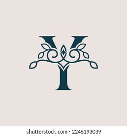 brand logo design template beauty cosmetic Y