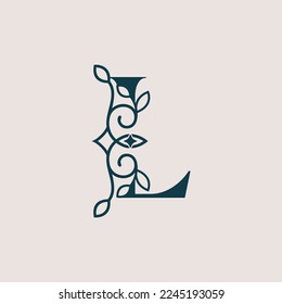 brand logo design template beauty cosmetic L