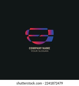 Brand logo design of vector