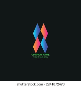 Brand logo design of vector