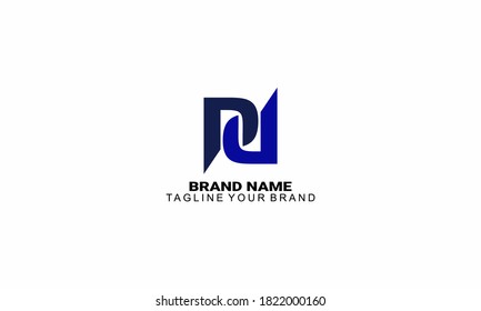 BRAND LOGO WITH FLAT STYLE, SIMPLE, MODERN, BLUE, AND UNIQUE