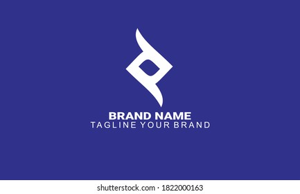 BRAND LOGO WITH FLAT STYLE, SIMPLE, MODERN, BLUE, AND UNIQUE