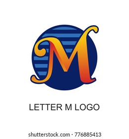 brand logo with letter m
