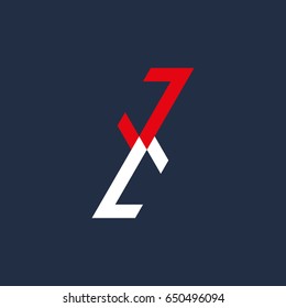 Brand logo letter X, V, A, vector 