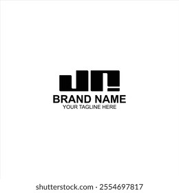 brand logo un initial icon with creative vector illustration