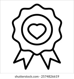 Brand Loyalty Icon Element For Design