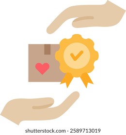 Brand Loyalty Icon Element for Design