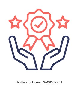 Brand Loyalty Icon Element for Design