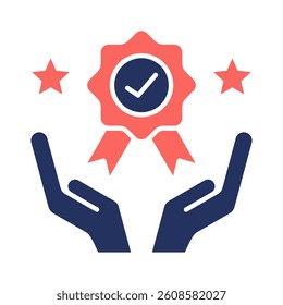 Brand Loyalty Icon Element for Design