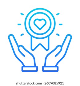 Brand Loyalty Icon Element for Design