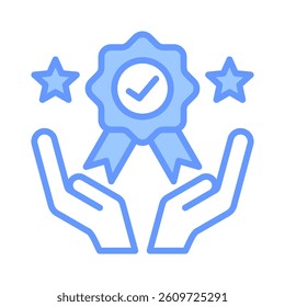 Brand Loyalty Icon Element for Design