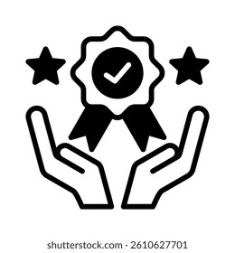 Brand Loyalty Icon Element for Design