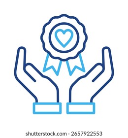 Brand Loyalty Icon Element For Design