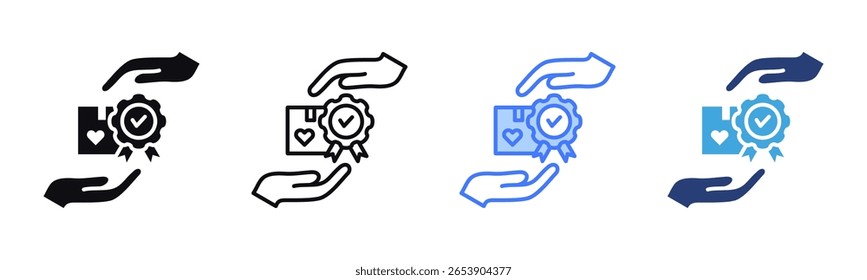 Brand Loyalty icon sheet multiple style collection