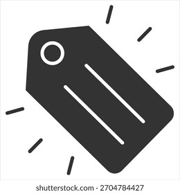 Ilustração do vetor do ícone de glifo do nome da marca