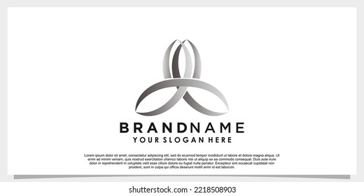 Logo-Design-Vektorgrafik mit Circle Icon Creative-Design-Vorlage
