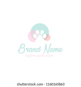 Brand Name Logo Template Design