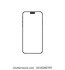 Brand New 16 Series Mockup – Front View  Cutout Template on Transparent Background