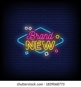 Brand New Neon Signs Vector 