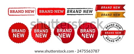 brand new rubber stamp labels sticker sticker tag new items