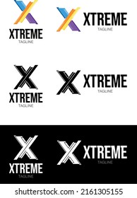 Brand New X Letter Logo, Xtreme Logo, Logo disign, Brand logo,