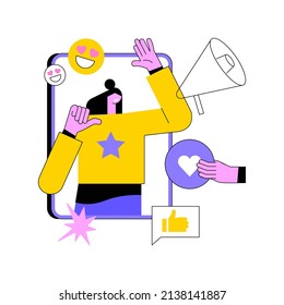 Brand persona abstract concept vector illustration. Brand personalization, customer identification, target marketing, persona qualities and appearance, association, focus group abstract metaphor.