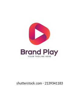 Brand Playing Media Logo Vector