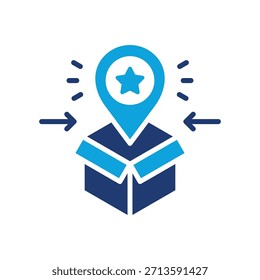 Brand Positioning Icon Mixed Vector Illustration